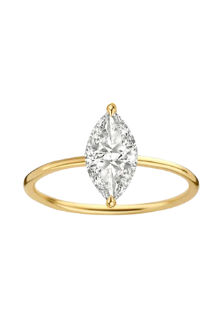 Bette Ring - Marquise Cut