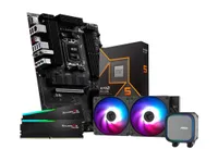  AMD, MSI, G.Skill | AMD Ryzen 5 9600X CPU, MSI Pro B850-S WiFi 6E motherboard, 16GB of G.Skill Ripjaws M5 Neo RGB DDR5-6000 RAM, MSI MAG Coreliquid A13 240mm liquid AIO CPU cooler 