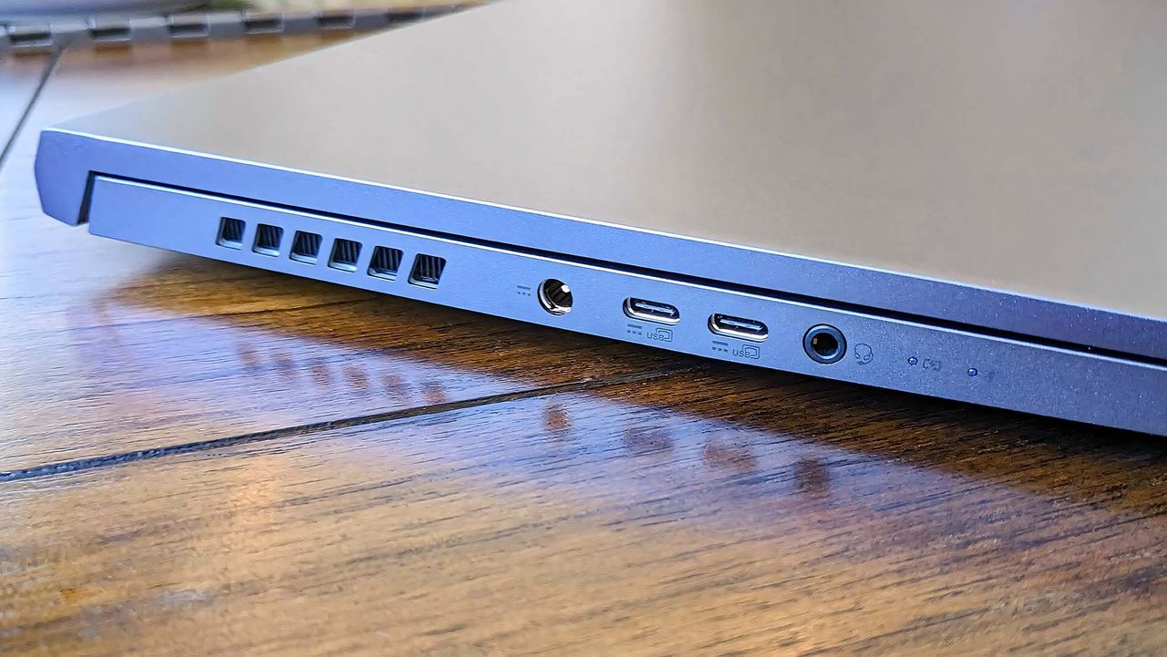 Acer Swift X 16 OLED ports.
