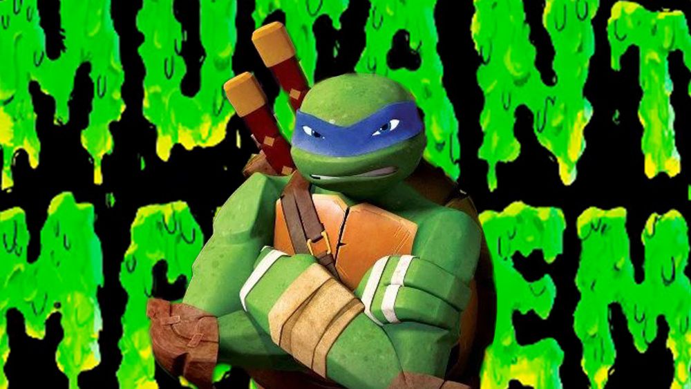 The new Teenage Mutant Ninja Turtles logo is a crazy retro mess