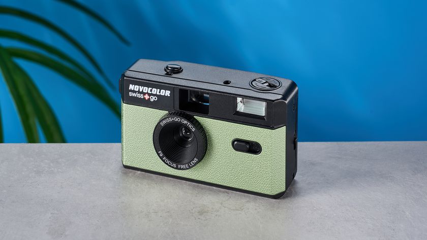 A Novocolor Swiss+Go 35mm film camera