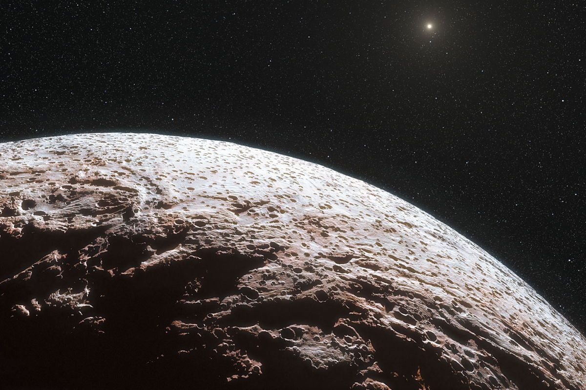 Dwarf Planet Makemake in Artist&#039;s Rendering