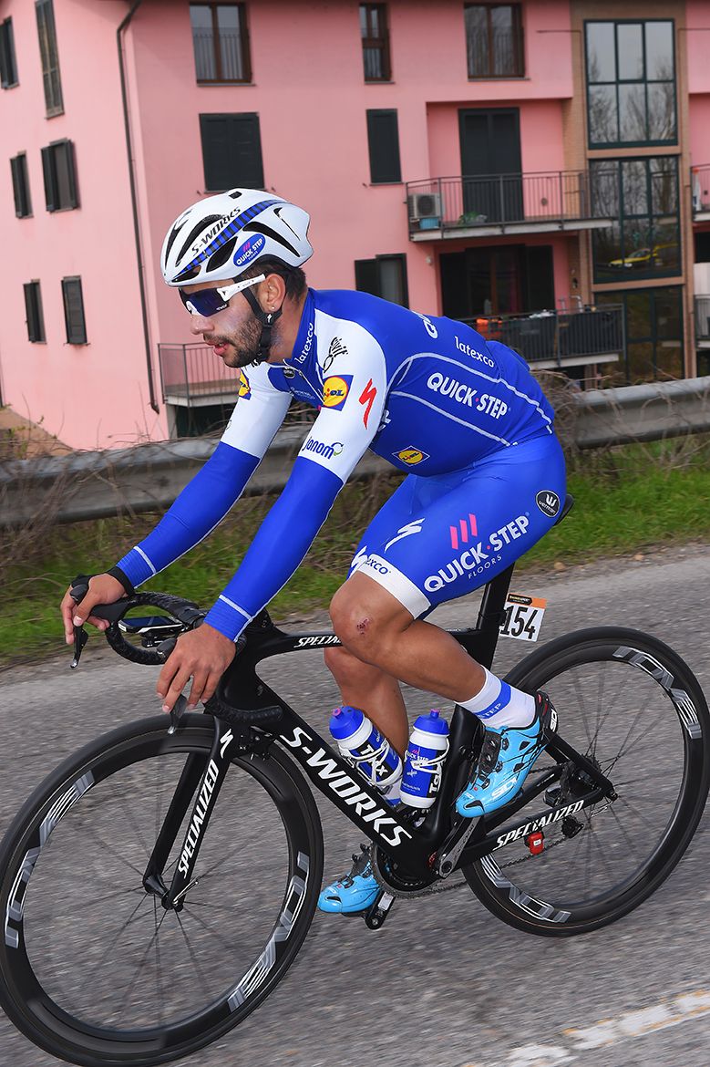 Fernando Gaviria went into the race as one of the favourites