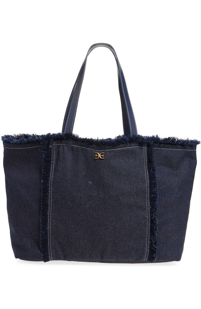 Large Irina Reversible Denim Tote