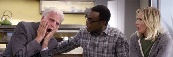 The Good Place Michael freaking out.