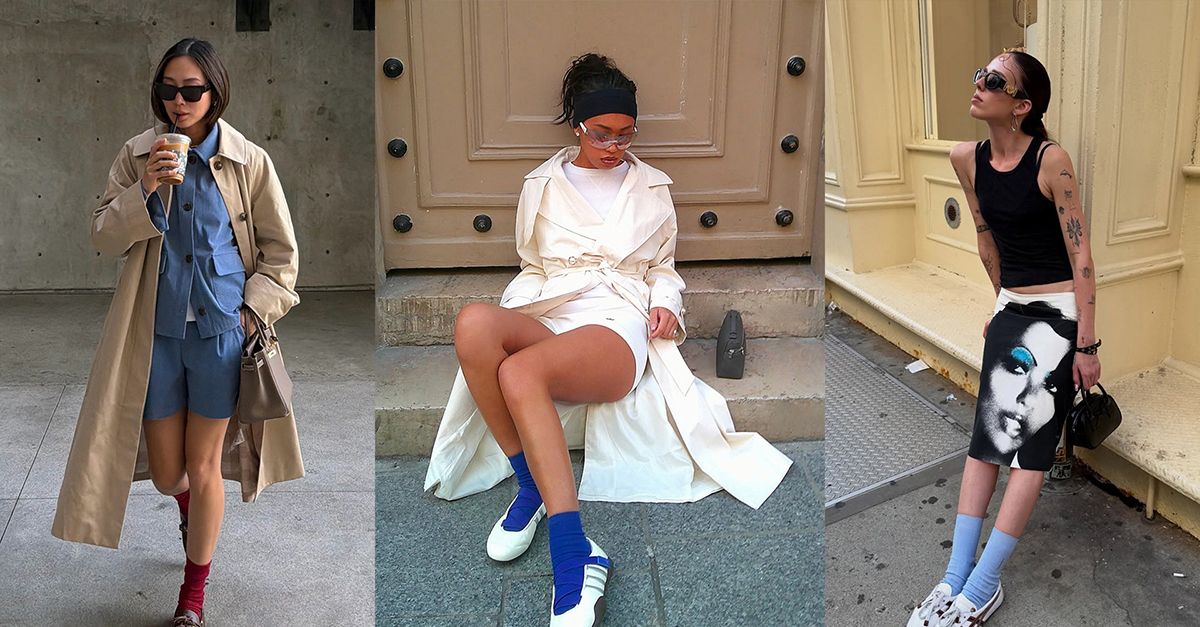 If You Want Your Basic Outfits to Look Cool This Spring, Wear This Sock Trend With Them