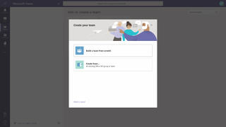 Chat page on Microsoft Teams