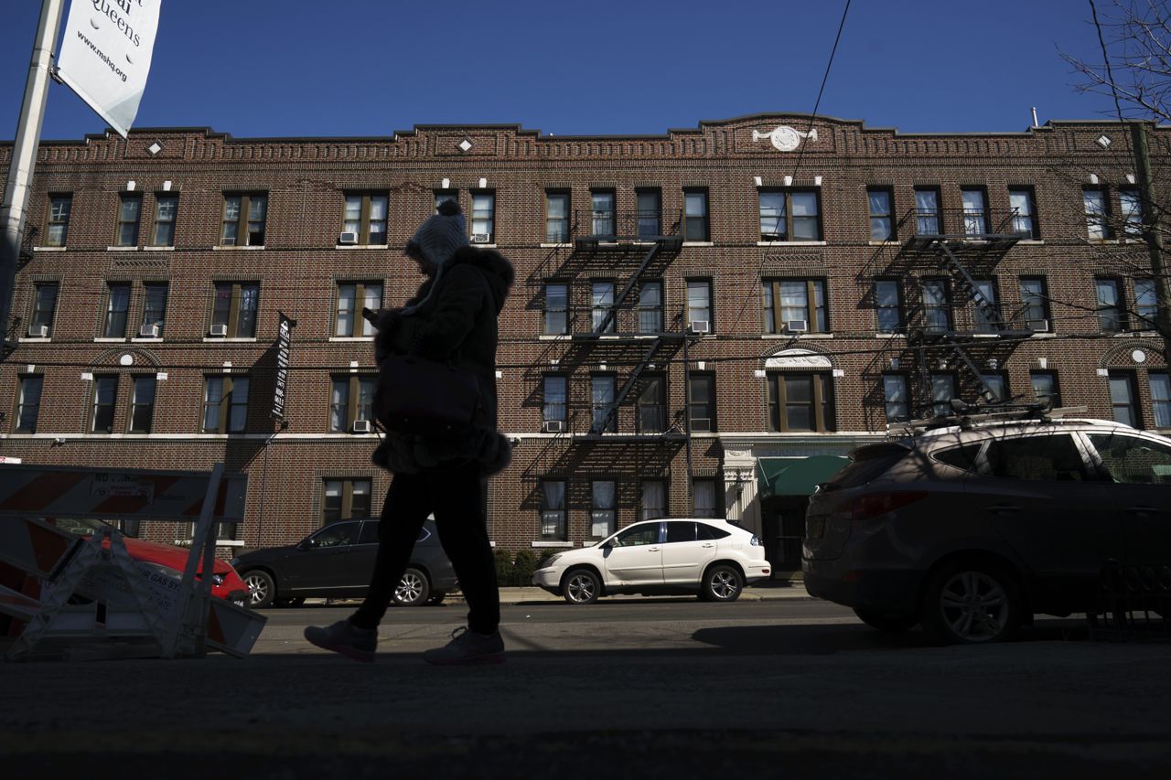 A view of an apartment building formerly owned by Kushner Companies.