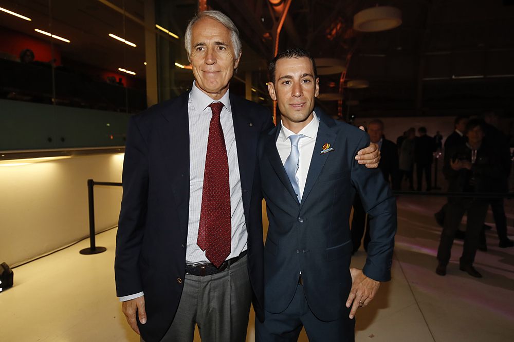 2017 Giro d'Italia presentation - Giovanni Malago (CONI) and Vincenzo Nibali