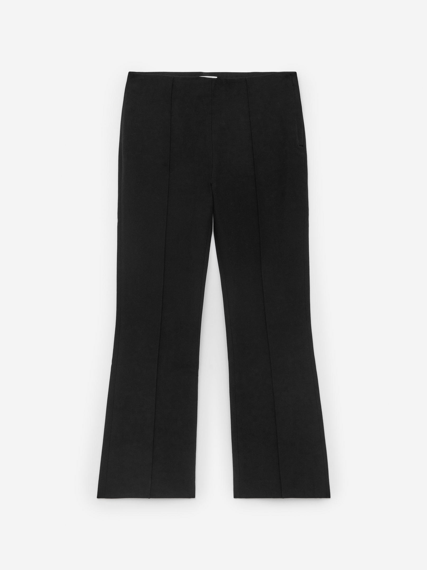 Cropped Crease-Front Trousers – Black – Women – Arket Gb