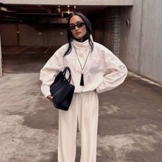 An image of one of the key autumn London fashion trends of 2025.