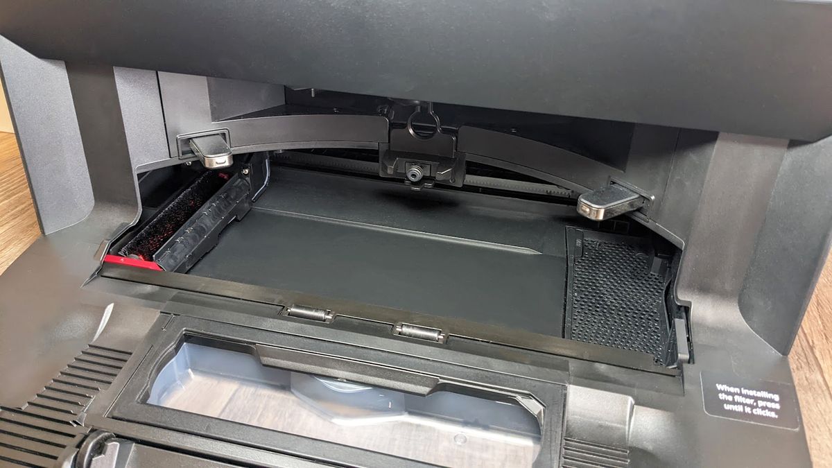 Roborock S7 MaxV Ultra mop cleaning area