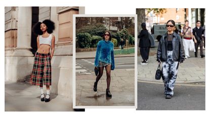 London Fashion Week Street Style grunge