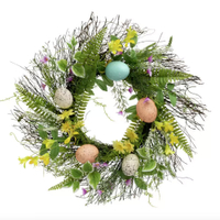 Argos Home Faux Floral Egg Wreath | £12 Argos