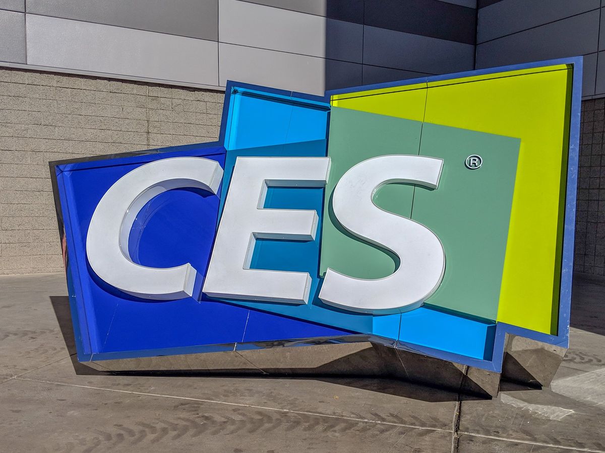 CES convention center sign