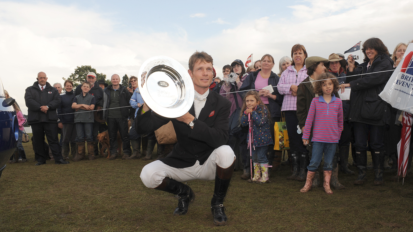 William Fox-Pitt after his 2008 Burghley win on Tamarillo