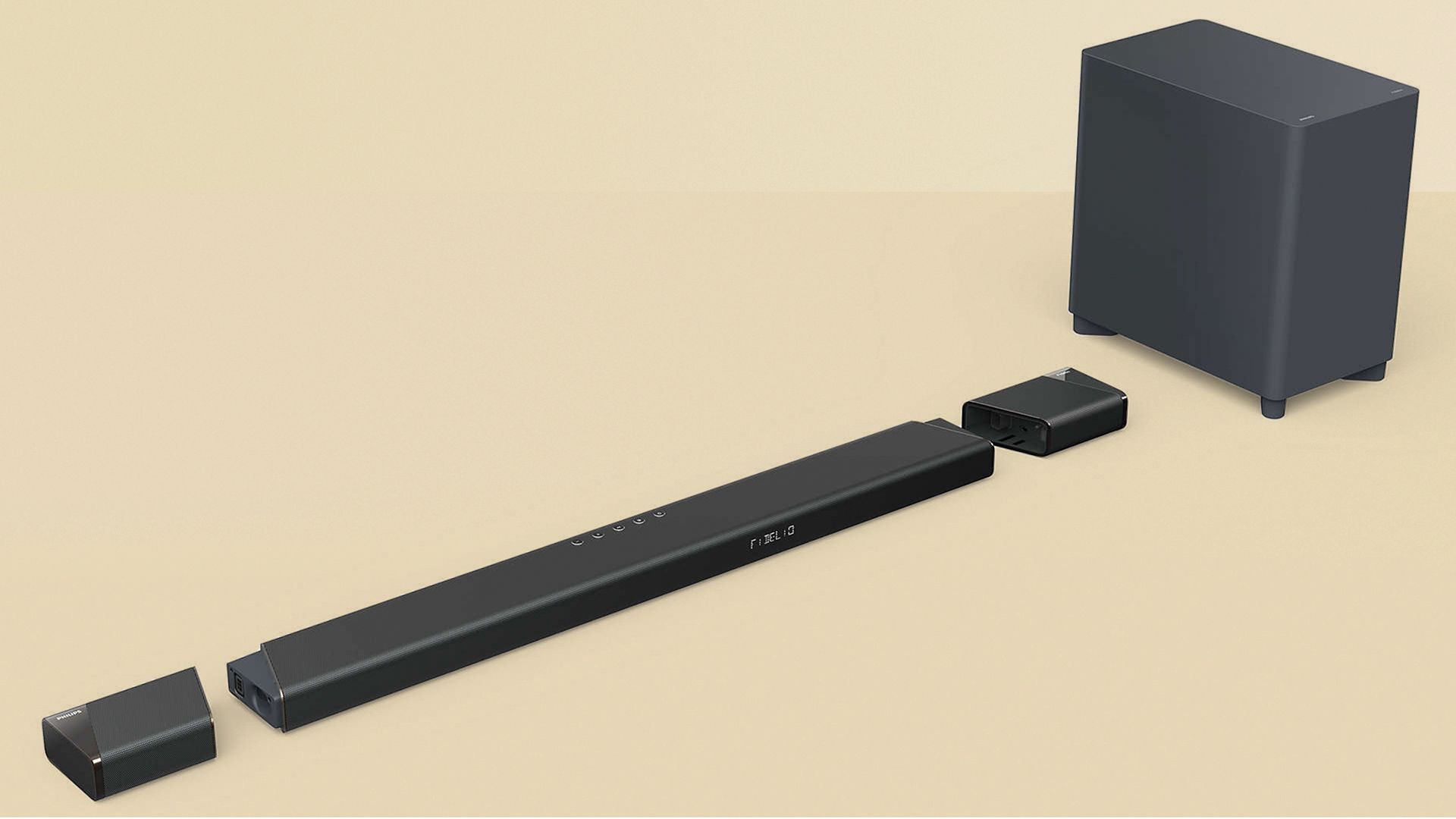 BARRE DE SON 2.1 CANAUX + CAISSON DE BASSES SANS FIL 80W NOIR - HISENSE