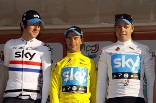 Wiggins, Porte and Boasson Hagen on the podium