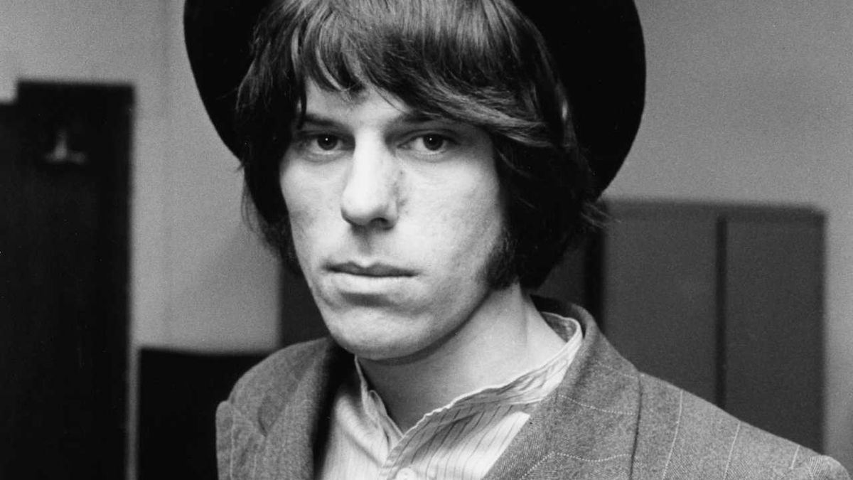 Jeff Beck wearing a hat