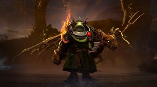 A toad wizard in Age of Wonders 4