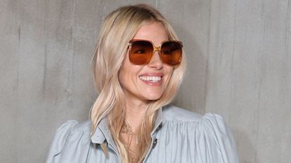 Sienna Miller headshot at the Chloé Womenswear Spring-Summer 2025 show