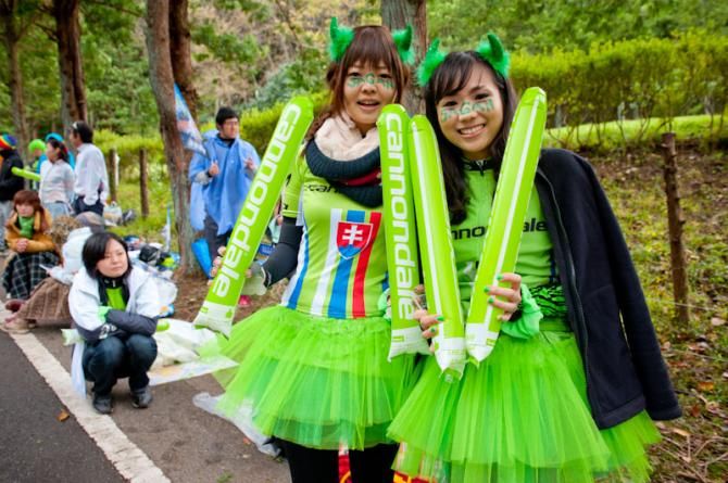 The Peter Sagan fans were out on the course