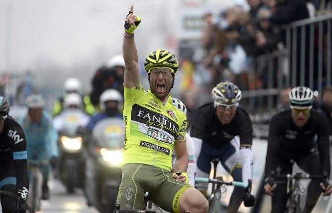Oscar Gatto (Vini Fantini-Selle Italia) triumphs in the Dwars door Vlaanderen