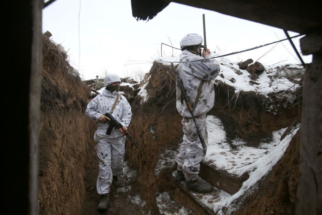 Ukrainian soldiers