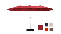 Clihome 15-foot Patio Umbrella with Base