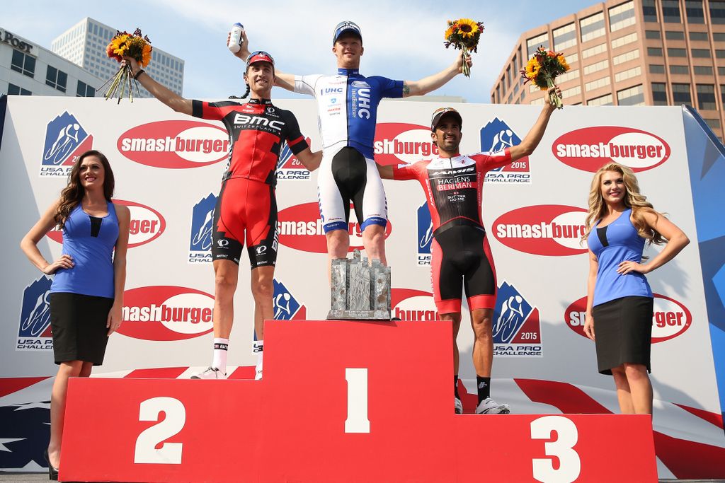 The top three from the seventh and final stage