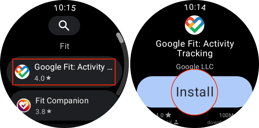 Google Fit'i Galaxy Watch 5'e yükleyin