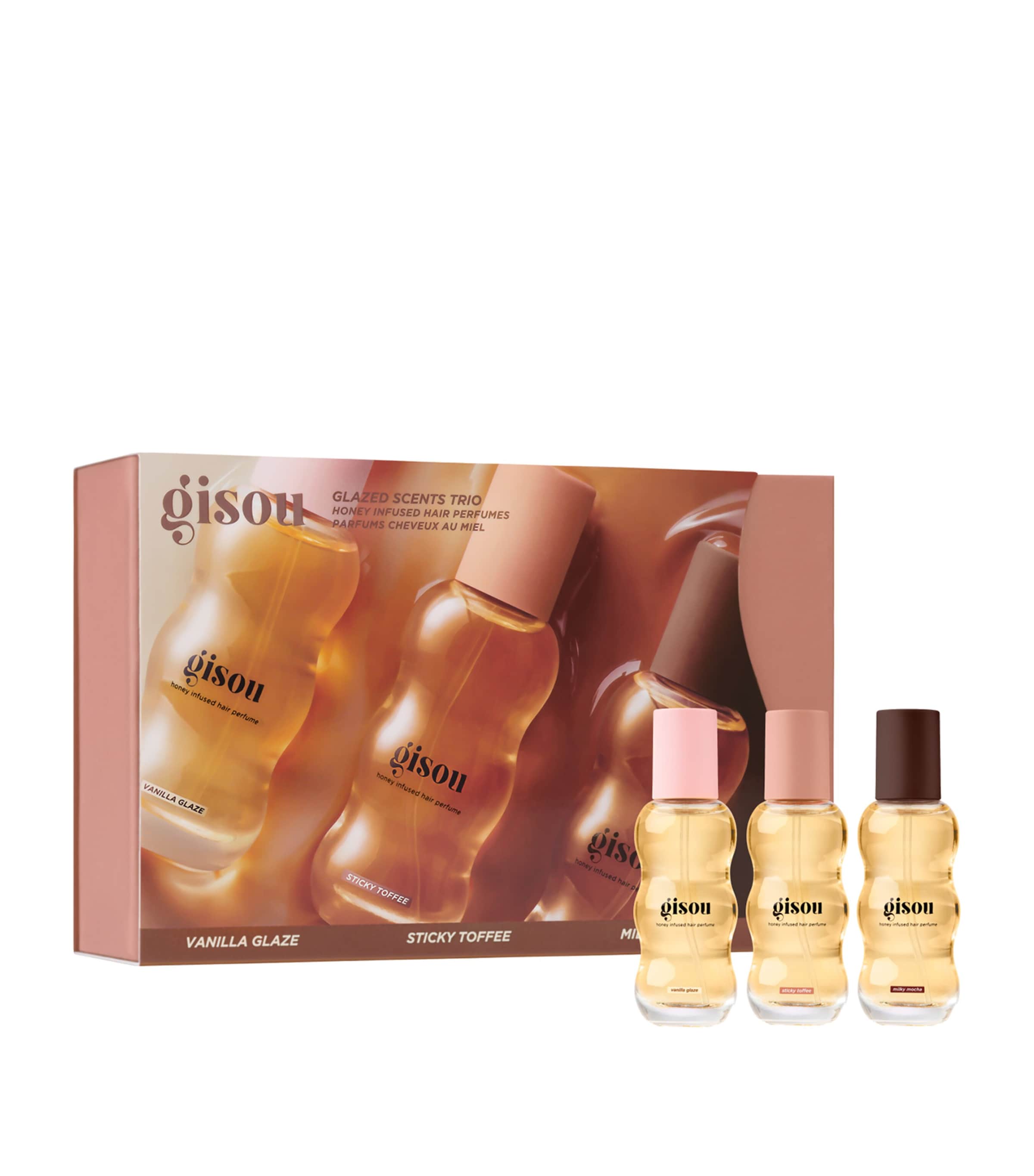 Gisou Glazed Scents Trio (3 X 15ml)