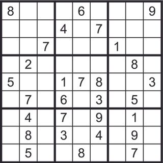 Sudoku puzzle