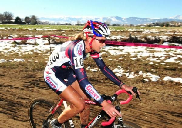 Merideth Millier (California Giant Berry) riding the Front Range