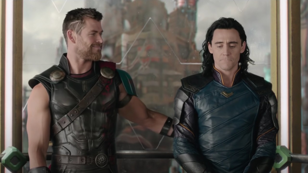 Chris Hemsworth and Tom Hiddleston on Thor: Ragnarok