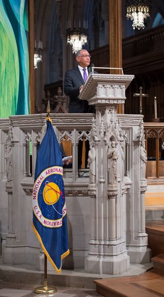 NASA Administrator Charles Bolden Speaks at Armstrong Memorial Service
