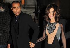 Cheryl Cole and Ashley Cole at Gary Barlow's 10 year wedding anniversary party