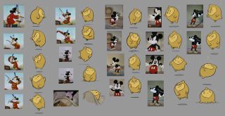 Wish_Visual Development_Star Mickey Expressions Bill Schwab