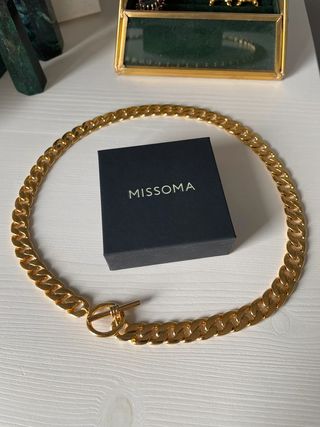  Missoma Lucy Williams T-Bar Chunky Chain Necklace