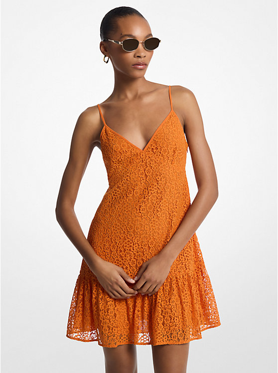 Rope Lace Lace Mini Skateboard Dress