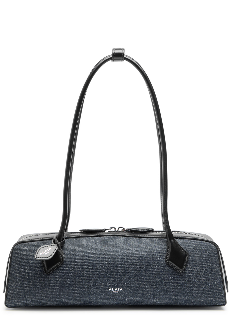 Le Teckel Medium Denim Shoulder Bag