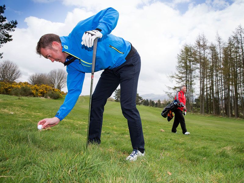 identifying your golf ball in the rough