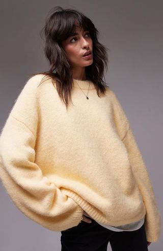 Oversize Boxy Fluffy Sweater