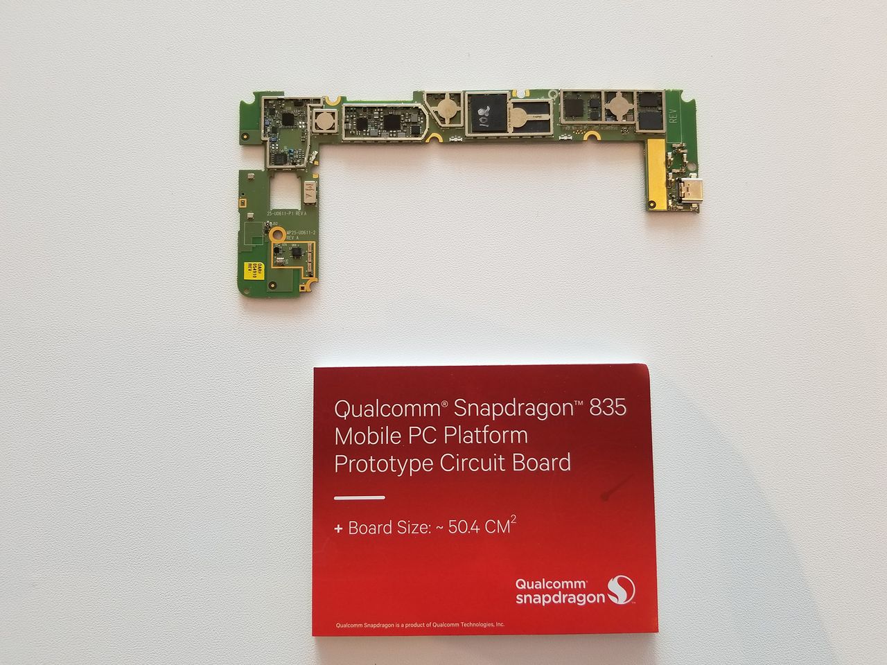 A Qualcomm Snapdragon 835 board vs...