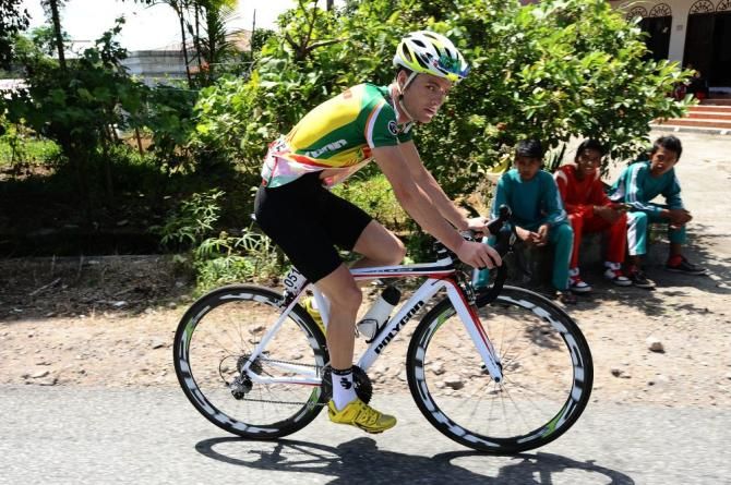 Oscar Pujol (Polygon Sweet Nice) was not able to reach the leaders