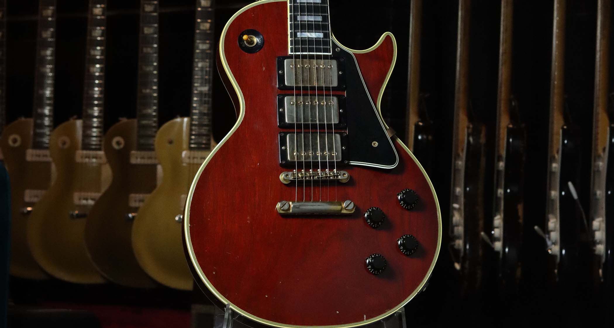 1960 Gibson Les Paul Custom in Cherry, previously owned by Neal Schon, and possibly the last of its kind.