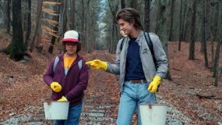 Dustin and Steve in Stranger Things.