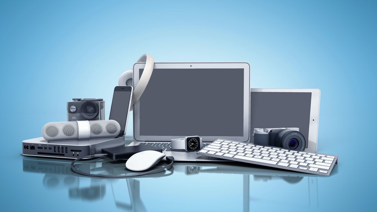 A collection of electronic devices