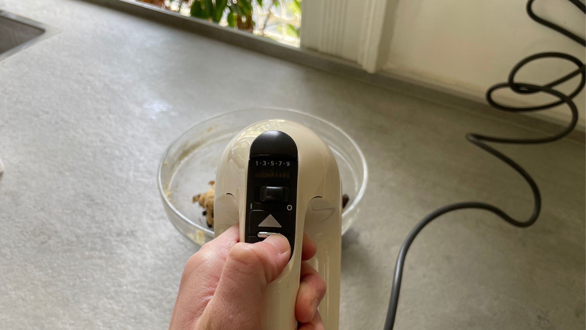 KitchenAid Hand Mixer at work