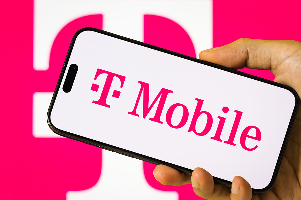 T-Mobile logo displayed on mobile phone